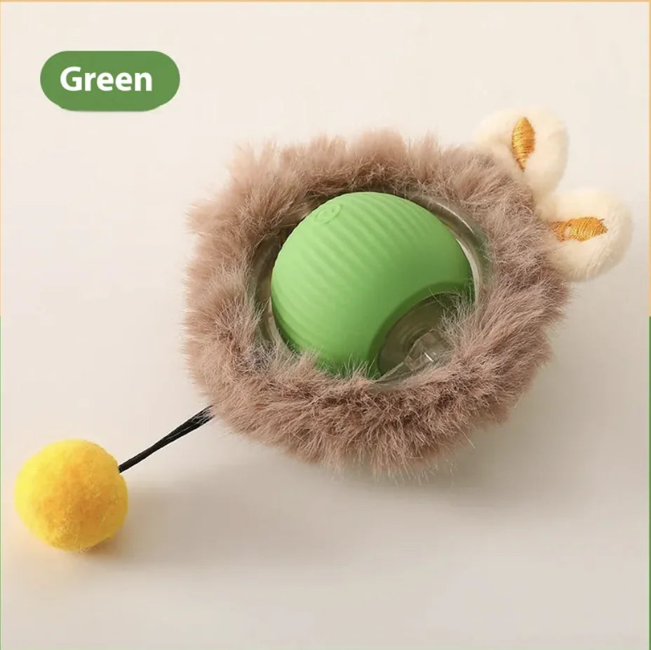 Interactive Self-Rolling Cat Toy - Fun & Stress Relief for Pets Alingpulse