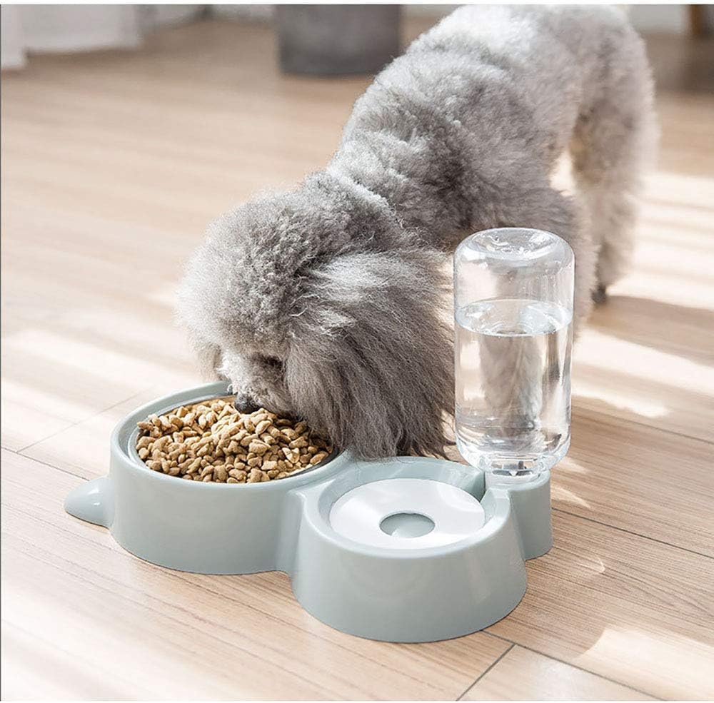 Suministro para Mascotas de Acero Inoxidable Automático de Doble Tazón Alingpulse