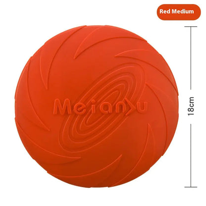Rubber Dog Frisbee Outdoor Toy Alingpulse