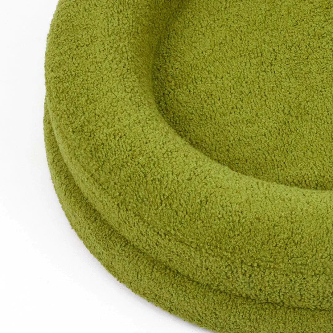 Solid Color Plush Round Cat Bed – Soft Pet Nest for Cats Alingpulse