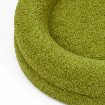 Solid Color Plush Round Cat Bed – Soft Pet Nest for Cats Alingpulse
