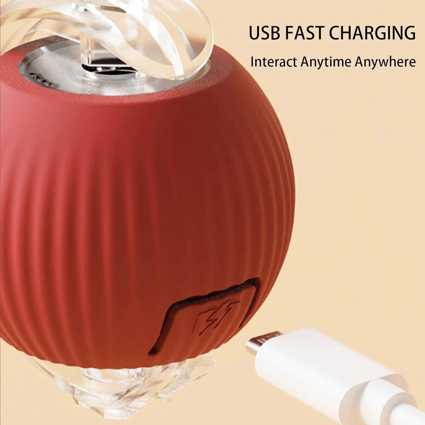 Interactive Smart Rolling Pet Ball Alingpulse