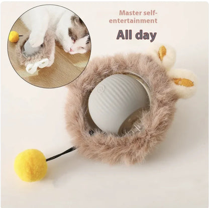 Interactive Self-Rolling Cat Toy - Fun & Stress Relief for Pets Alingpulse