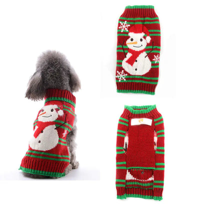 Holiday Pompom Pet Sweater Alingpulse