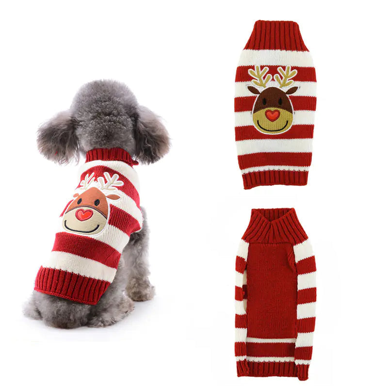 Holiday Pompom Pet Sweater Alingpulse