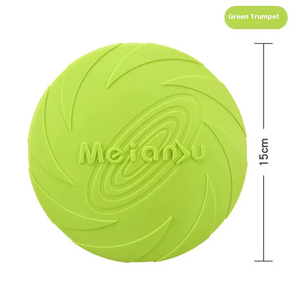 Rubber Dog Frisbee Outdoor Toy Alingpulse