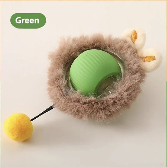 Interactive Self-Rolling Cat Toy - Fun & Stress Relief for Pets Alingpulse