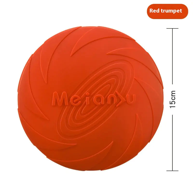 Rubber Dog Frisbee Outdoor Toy Alingpulse